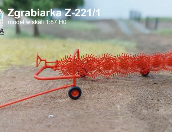 Zgrabiarko-przetrząsarka  Z-221/2 